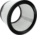 Keenso Iron Fabric Cotton Vacuum Cleaner Filter Replacement for 90350, 90304, 90333, Ideal for Concrete Powder and Plasterboard