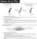 AWO ET-EMF320 ET-SFD320 Replacement Projector Air Dust Filter for PANASONIC PT-DZ13KU,PT-DS12KU, PT-DW11KU, PT-DZ10KU Projectors