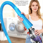 Dryer Vent Cleaner Kit - Universal Vacuum Hose Attachment & Lint Brush, Effectively Clean Clogged Dryer Ducts, Fit Most Vacuums for Dryer, Refrigerator Coils & Behind Appliances (Gray)