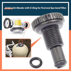 273512 Air Bleeder with O-Ring Replacement for Triton TR100C TR140C C-3 Pool and Spa Sand Filter and Valve