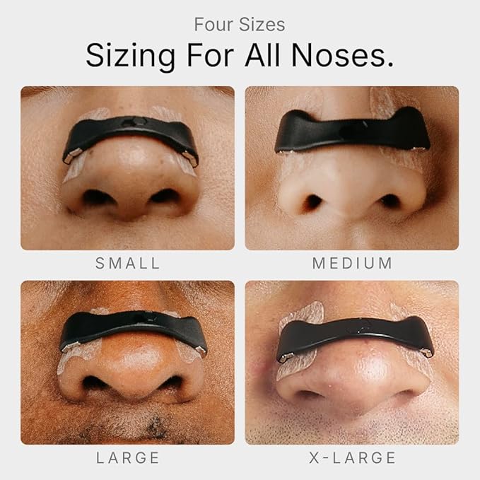 Intake Breathing Magnetic Nasal Strips Starter Kit (15 Count, Black) - Boost Oxygen Intake, Reduce Snoring, Improve Sleep Quality - Sweat Resistant, Nasal Strips - Extra Strength Snoring Solution
