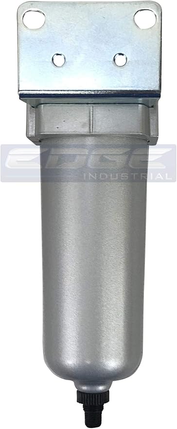 Heavy Duty Industrial Grade COALESCING Filter with 0.01u Micron Element, Metal Bowl, REMOVES 99.98% Moisture, Vapor and Oil from Compressed AIR Lines, AUTO Drain (1/2" NPT, 5oz)