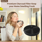 4 Set CFK1-TM Carbon Charcoal Filter Compatible with Cosmo Range Hoods UMC30, UC30, UMC36, UC36, Also Fit Tieasy USGDCF-G, JOEAONZ YYCF02 & FIREGAS CC170 Models