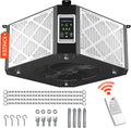 ABESTORM Air Filtration System Woodworking Built-in Ionizer, 1350CFM Hanging Air Filter with Strong Vortex Fan, 360 Degree Intake, Shop Dust Collector for Woodworking, Garage WorkShop, DecDust 1350IG