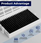 3 PACK W10311524 Refrigerator Air Filter Replacement Compatible With Whirlpool, AIR1, Maytag, Kitchenaid, and Jenn-Air, Replace for Fresh Flow Refrigerator Air Filter