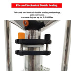 Glass Vacuum Filter Lab Vacuum Filtration Extraction Apparatus with 10L Brinell Funnel/10L Glass Flask Negative Pressure Stainless Steel Vacuum Filter Kit for Liquid Extraction