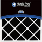 Nordic Pure 20x20x5 (Actual Size: 19 5/8 x 19 7/8 x 4 3/8) Honeywell Replacement Furnace Filters MERV 13 Plus Carbon 1 Pack