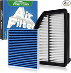 Cabin & Engine Air Filter Combo Fit for Honda CR-V CRV CR V 2012 2013 2014 L4 2.4L Activated Carbon Cabin Filter Replacement Air Filter CF10134 CA11258 Car Accessories