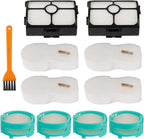 Replacement Filters for Shark HZ3002 HZ3000 Stratos Ultralight Corded Stick Vacuum with 4PCS Foam & Felt Filter, 4PCS Replacement Shark Odor Neutralizer Cartridge, Replace Part XFFKHZ3000 XHFHZ3000