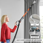 2Pcs Carpet Vac Extractor Attachment Tool, Portable Vacuum Cleaner Brush Head Extraction Nozzle, Shatter Proof Sofa Carpet Cleaning Nozzle, Transparent Vacuum Cleaner Parts for Cars Carpets Mobiles