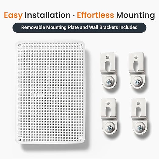QILIPSU Waterproof Junction Box IP67 Outdoor Plastic Electrical Project Enclosure Weatherproof with Mounting Plate, Wall Brackets, Hinged Grey Cover 14.8"x10.8"x6.1"