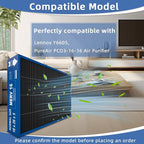 16x26x5 MERV16 Replacement Filter Compatible with PureAir PCO3-16-16 Air Purifier, Activated carbon deep filtration （actual size:16.3" x 25.5" x 4.3"）