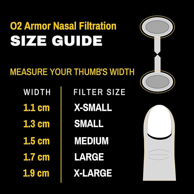 O2 Armor Nose Filters for Welders & Allergies - Nose Filter for Dust - Nasal Filters for Welding - Nose Dust Mask for Construction (10 Pack, Size X-Large)