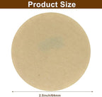 Waziaqoc 400 Count 2.5 Inch Natural Unbleached Round Coffee Filter, Replacement Paper Filters for Moka Pot Ice Drip and Espresso Machines