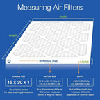 Nordic Pure 16x30x1 (Actual Size: 15 3/4 x 29 11/16 x 3/4) Pleated Air Filters MERV 14 Plus Carbon 4 Pack