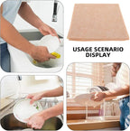 Loofah Dishwashing Towels 10pcs 25x25cm Absorbent Kitchen Dishcloths Plant Scrubbers for Wet and Dry Use