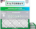 Filterbuy 30x30x1 Air Filter MERV 8 Essential Dust & Allergy Defense (3-Pack), Electrostatic Pleated HVAC AC Furnace Filters Replacement, Made in USA (Actual Size: 29.50 x 29.50 x 0.75)