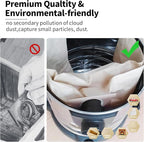 10 Pack Shop Vac 5-8 Gallon Filter Bags, ALYYDBG Type E 90661 9066100 9066133, Type H 90671 9067100 9067133 Disposable Dust bags