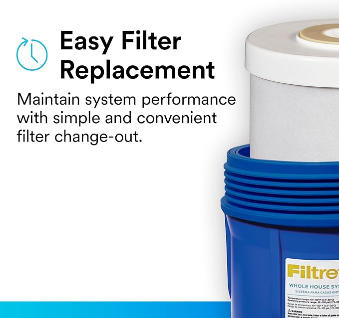 Filtrete Large Capacity Granulated Activated Carbon Whole House Water Filter 4WH-HDGAC-F01. for use with 3WH-HD-S01 System (Pack of 2)