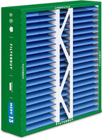 Filterbuy 16x22x5 Air Filter MERV 13 Optimal Smoke & Allergy Defense (4-Pack), Pleated HVAC AC Furnace Filters for Amana, Coleman, Goodman, York, and More (Actual Size: 15.38 x 21.88 x 5.25)