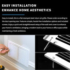 22x10 Vent Cover(Duct Opening Size),Air Return Vent Cover,Flat Vent Cover,Rejillas De Aire Acondicionado para Casa,Return Air Grilles,Outer Dimensions:23.75"Wx11.75"H(22"W x 10"H, Duct Opening)