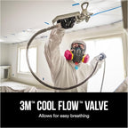 3M - 65023QLHA1-C Pro MultiPurpose Respirator with Quick Latch, Medium