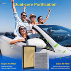 Cabin & Engine Air Filter Kit for 2013-2018 Avalon 2.5L(Hybrid)