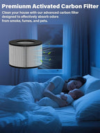 24000 Replacement Filter Set Compatible with Honeywell 50250-S & Kaz 50255 50255-HD Air Purifiers