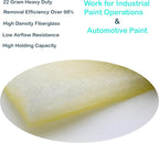 wioboy Paint Booth Exhaust Filter Roll (60" x 200ft), 22 Gram Heavy Duty Fiberglass Paint Arrestor for Spray Booth