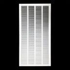 Fits 16x32 Duct Opening | Steel Return Air Grille by Handua | Vent Cover Grill for Sidewall and Ceiling | White | HVAC Cold Air Intake Grille | Outer Dimensions: 17.75"W X 33.75"