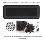 WALFRONT 2PCS Air Filter 3D Printer Filter Cartridges High Efficiency Particulate Air 13 and Activated Carbon Cartridges for Series