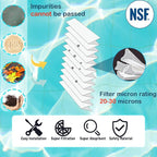 Savener® 27002-0200S Pool Filter Cartridges, Replaces Sta-Rite 27002-0200S Pool and Spa D.E. Filter, Compatible with Sta-Rite PLM200 and System 2 Modular Media, with Air Bleed Assembly, 200 Sq. Ft