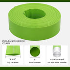Eastrans 2'' x 25 FT Pool Backwash Hose with 2 Hose Clamps,Extra Heavy Duty Discharge Hose,Drain Hose for Swimming Pool,Super wear-resistant,weather blast,green