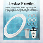 Diaphragm Gasket, Fit for Hayward Perflex DECX5000G, EC40AC,EC50,EC50C,EC50A,EC50AC Series Extended DE Filter, W/ECX1014A Bump Shaft Kit ECX1011 ECX9611246 ECX1014, Part NO. HAY-051-1507,EC-50C,EC-40C