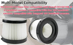 DCV501HB DCV5011H Replacement HEPA Filters. Compatible With DEWALT 20V Vacuum Cordless Handheld Vacuum Filter. Compared To Part DCV5011H DCV501HB Filter. Washable And Reusable Kits.4 Packs