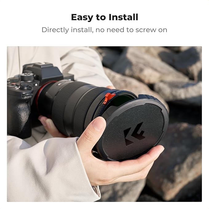 K&F CONCEPT 82mm Variable ND Lens Filter Cap TPU Material Filter Cap Only for K&F 82mm Adjustable Neutral Density Filter