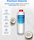 [With Chip] Waterdrop W283-R Replacement for Elkay® 51300C, Compatible with Elkay® ezH20® and Halsey Taylor® Bottle Filling Stations, NSF/ANSI 42, Reduces Chlorine, Bad Taste & Odor, 1 Pack