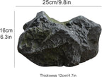 Outdoor Fake Rock Cover Realistic Lightweight Fiberglass Artificial Landscape Boulder Enclosure Protection Dome for Well Pump Septic Tank Electrical Boxes R
