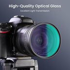 Walking Way 58mm Natural Night Filter for Light Pollution Reduction Nano-Coated Optical Glass for Night Sky/Astrophotography/Star Clarity Anti-Light Pollution Filter