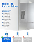 Waterdrop DA29-00003G Refrigerator Water Filter, Replacement for Samsung®, DA29-00003B, DA29-00003A, Aqua-Pure Plus, HAFCU1, RFG237AARS, FMS-1, RS22HDHPNSR, RSG257AARS, WSS-1 (Package May Vary)