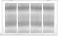 Fancat Return Air Filter Grille for 24x14 Ducts, Steel Air Vent Cover with Removable Door for 1" Filters | Fits Sidewall & Ceiling | Outer Size: 26 5/8" W x 16 5/8" H