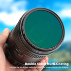 Walking Way 58mm Circular Polarizing Filter Ultra-Slim MC CPL Filter Optical Glass Circular Polarizer Filter for Camera Lens
