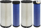 2SET R1401-42270 R2401-42280 Air Filter Fits for Kubota KX121-3 KX121-3S KX161-3 KX161-3S L48 M4700 M4800 M4900 M5400 M5700 MX4700 MX5000 MX5100 MX5200 R420 R520 U45S U45ST U55-4