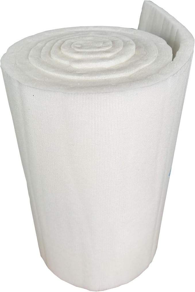 wioboy Paint Booth Ceiling Filter, Spray Booth Tacky Intake Filter for Down Draft Paint Booths (38" x 107" (4/case))