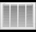 HVAC Premium 20" X 12" Steel Return Air Filter Grille for 1" Filter - Removable Face/Door - HVAC DUCT COVER - Flat Stamped Face - White [Outer Dimensions: 22 5/8"w X 14 5/8"h]