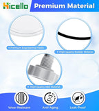Replacement Pool Leaf Trap Cover Lid with O-Ring & Valve Compatible with Intex 12" Sand Filter Pumps – For Models 11823, 26361CA, 26361EH, 26361W, 26337EH, 28645EG, SF15110, 28948EH, ECO15110-2