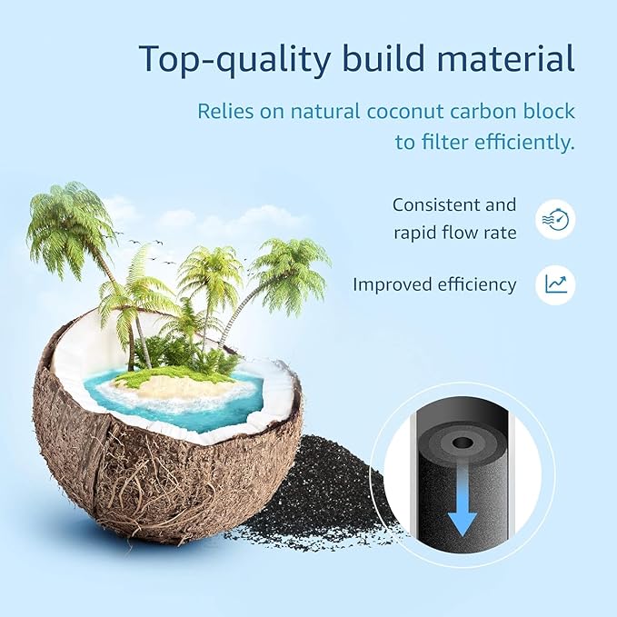 Waterdrop Faucet Water Filter, Replacement for Brita® Filter, Brita® Faucet 36311 On Tap Water Filtration System, FR-200, FF-100 Replacement Filter, White (4 Packs)