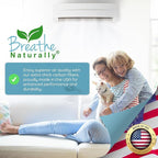 Breathe Naturally Universal Cut To Fit Carbon Activated Air Filter - Replacement Charcoal Filters - Pre Filter Carbon Sheet for Air Purifier, Vent Filters & More - Made in USA (Pack of 2, 6x48)