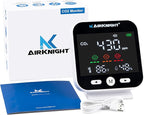 CO2 Monitor Indoor with Bonus Humidity & Temperature Readings | Carbon Dioxide Meter, Homebrewing - Carbon Dioxide Detector, Portable CO2 Detector, CO2 Meter Indoor, CO2 Sensor