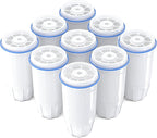 Upgraded Water Filter Replacement Fit for Zero Pitcher and Dispenser ZR-001 ZR-004 ZP-006 ZR-017, Five-Stage Filter System, Effectively Reducing Lead, Chromium, and Contaminants, 9 Packs, By BOGDA